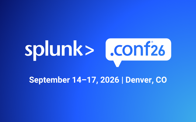 Upstream at Splunk.conf 2026