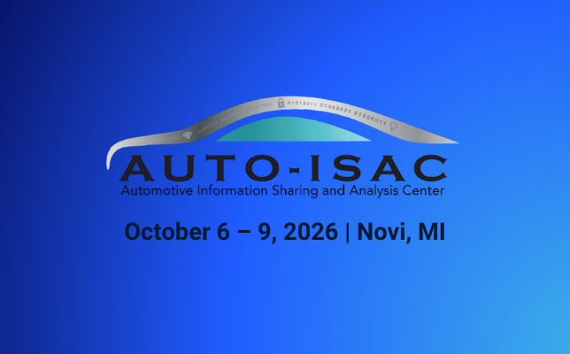 Meet Upstream at the Auto-ISAC Cybersecurity Summit 2026